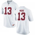 Men's Alabama Crimson Tide #13 Malachi Moore White Game NCAA College Football Jersey 2403BPEH0